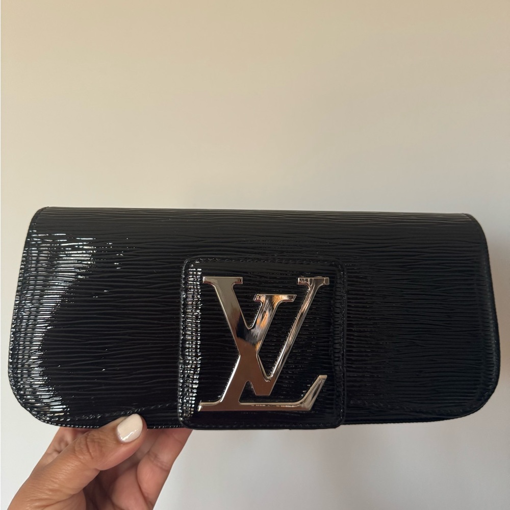 Epi Black Clutch - faux leather NWT